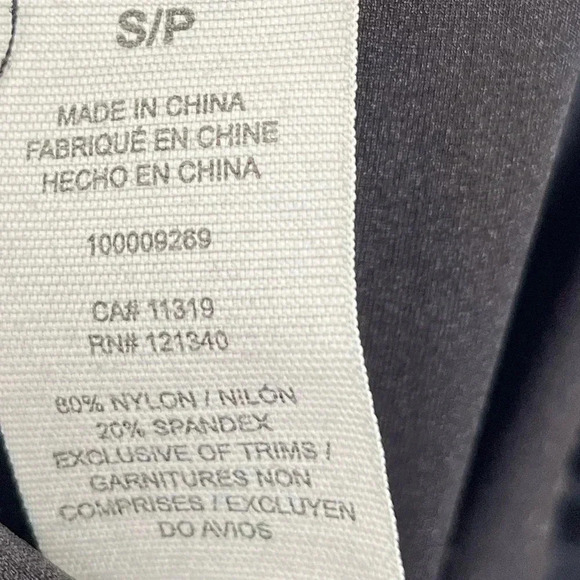 5/20$ Garage Metallic Black High-Waisted Leggings size small - Picture 4 of 7